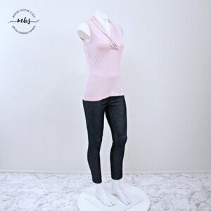 St. John Sleeveless Collar Top Pink Women S